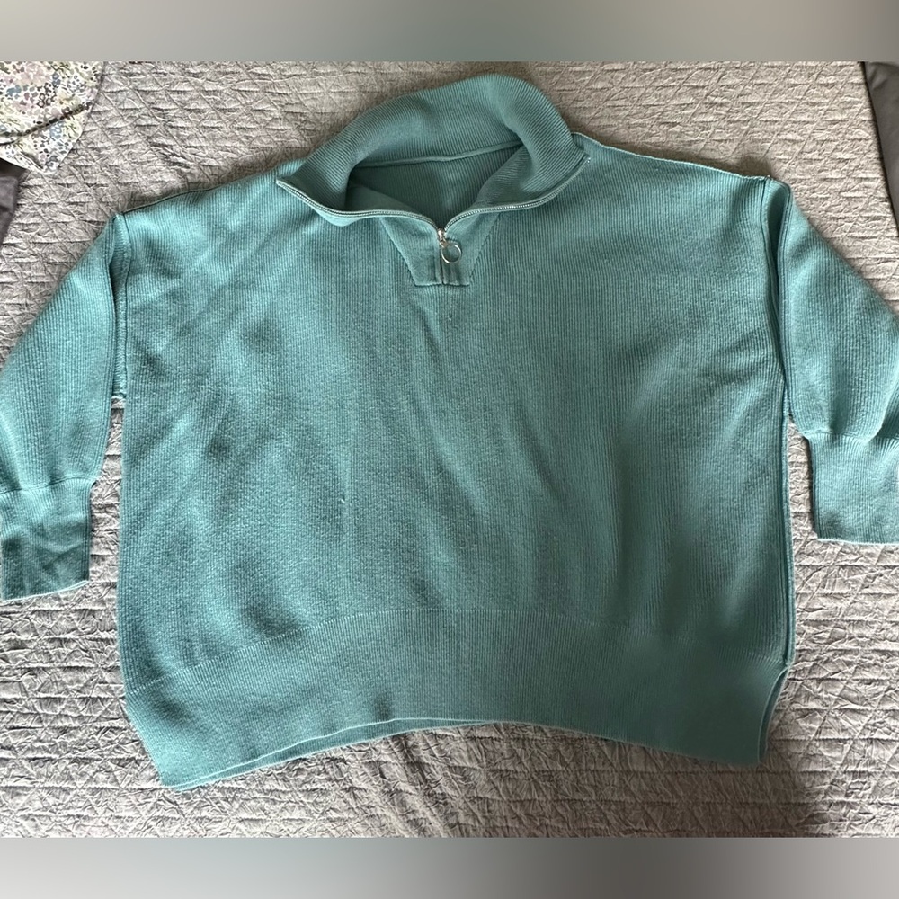 Women’s Teal Oversized Sweater